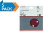 Disco De Lixa Para Lixadeira Excentrica C430 150Mm G60 5 Unidades - Bosch 2608605717