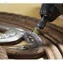 Escova Abrasiva Dremel Ez471Sa Para Detalhes De 25,4Mm Grao 36 Grosso Para Metal, Madeira, Aluminio E Plástico - Sistema Ez Lock Troca Rapida 2615E471Aa