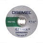Disco De Uso Lateral Dremel Ez541Gr Para Esmerilhar 38,1Mm Metal, Soldas, Rebites E Oxidação - Sistema Ez Lock Troca Rápida 2615E541Ac