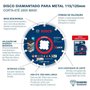 Disco Diamantado Para Metal 125Mm X-Lock - Bosch  2608900533
