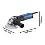 Esmerilhadeira Angular Bosch Gws 17-125 S 1700W 220V