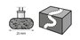 Discos Abrasivos Dremel 511E Para Acabamento Grão Grosso 180 E Grão Médio 280 Para Metal, Vidro, Madeira, Aluminio E Plástico - Sistema Ez Lock Troca Rápida - 2 Unidades 2615E511Aa