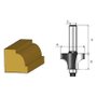 Fresa Para Moldura Com Rolamento Ht D02347