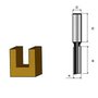 Fresa Paralela Dupla (A) 1/4 X 1/4 D-01389 Makita