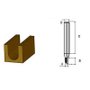 Fresa Simples Para Abertura De Canal Redondo Ht D01688