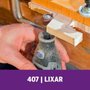 Haste Para Lixar Dremel 407 12,7Mm (1/2) Com Tubo De Lixa Grão 60 Grosso Para Madeira, Fibra De Vidro, Plástico E Eva 2615000407