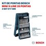 Jogo De Bits Mini X-Line Para Parafusar Com 25 Peças - Bosch  2607017400