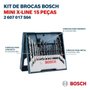 Kit De 15 Brocas Para Concreto, Metal E Madeira Mini X-Line 3,0 A 8,0Mm Bosch 2607017504