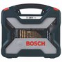 Kit De Pontas E Brocas Em Titânio X-Line Com 103 Peças - Bosch  2607017395
