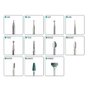 Kit 11 Acessórios Dremel 729 Para Micro Retífica Gravar, Esculpir E Esmerilhar 26150729Ab