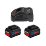 Kit 2 Bateria e 1 Carregador 18V 8AH 110V Bosch 0615A001CY