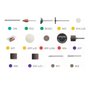 Kit 52 Acessórios De Uso Geral Para Micro Retífica Dremel 26150730Aa