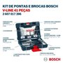 Kit De Pontas E Brocas V-Line Com 41 Unidades- Bosch 2607017396