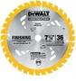 Disco de Serra Circular 7.1/4" X 16mm p/ Madeira/ Laminado 36 Dentes DW3176 Dewalt