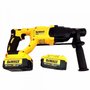 Martelete Perfurador/Rompedor Dewalt Dch133M2Br Sds Plus 1" (26Mm) Bivolt A Bateria 20V 4,0Ah Max* Li-Ion Dch133M2Br