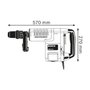 Martelo Demolidor Gsh 11 E 25J 1500W Com Maleta E Acessórios Bosch 06113168E0