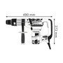 Martelo Perfurador Demolidor Gbh 5-40 D ,Com Maleta - Bosch 06112690E0
