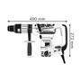 Martelo Perfurador Rompedor Sds Max Gbh 5-40 Dce 1150W Com Maleta - Bosch 6112640