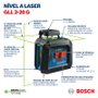Nível A Laser 2 Linhas Verde 360º 10M + Tripé Gll 2-20 - Bosch 0601065001