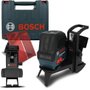 Nível A Laser De 2 Linhas 15 Metros Com Pontos De Prumo Gcl 2-15 Com Maleta - Bosch  60106600