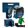 Nível A Laser De Linhas Verdes 120 Metros 360º Com Bluetooth Gll 3-80 Cg Com Maleta - Bosch  0601063T01