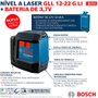 Nível A Laser Verde 12 Metros 2 Linhas Gll 12-22G Bosch 0601065320