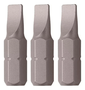 Pacote C/ 3 Pcs Bits Fenda 25Mm Sl0.6X4.5 Makita B23525