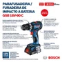 Parafusadeira e Furadeira de Impacto 1/2Pol. 18V Brushless sem Bateria GSB 18V-90C BOSCH-06019K61E0-000