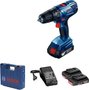Parafusadeira/Furadeira De Impacto À Bateria 18V Gsb 180-Li Com 2 Baterias, Carregador E Maleta- Bosch 06019F83E0