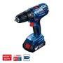 Parafusadeira/Furadeira De Impacto À Bateria 18V Gsb 180-Li Com 2 Baterias, Carregador E Maleta- Bosch 06019F83E0