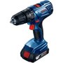 Parafusadeira Furadeira De Impacto Gsb180-Li 1/2 Pol. 18V Com 2 Baterias Lí-Íon 2,0Ah Carregador Bivolt E Maleta Com Acessórios