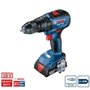 Parafusadeira/Furadeira De Impacto Gsb 18V 50 Com 2 Baterias, Carregador E Maleta - Bosch  06019H51E0