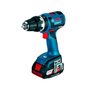 Parafusadeira/Furadeira De Impacto "Gsb 18V-Ec" Com 2 Baterias, Carregador E Maleta - Bosch  06019E91E1
