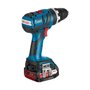 Parafusadeira/Furadeira De Impacto "Gsb 18V-Ec" Com 2 Baterias, Carregador E Maleta - Bosch  06019E91E1