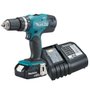 Parafusadeira Furadeira Impacto 18V Bateria + Carregador Makita Dhp453X10 Parafusadeira Furadeira Impacto 18V Bateria + Carregador Makita Dhp453X10
