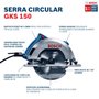 Serra Circula GKS 150 STD 1500W 220V C/Disco BOSCH 06016B30E0