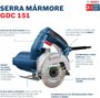 Serra Mármore Gdc 151 Titan 1500W 220V C/ 2 Discos + 1 Kit Refrigeração Bosch 06015487A2