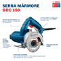 Serra Mármore Titan Gdc 150 1500W 127V Bosch 06015486D0