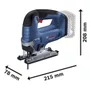 Serra Tico-Tico À Bateria Gst 18V-Li, 18V Bosch 060158J3D2