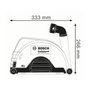 Sistema De Aspiração De Pó Gde 230 Fc-S Para Esmerilhadeiras De 9" Bosch 1600A003Dl