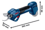 Tesoura Para Podar 12V Pro Pruner S/ Bat/Carregador Bosch 06019K10E0
