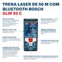 Trena Laser Alcance 50 Metros Com Bluetooth Glm 50 C - Bosch  0601072C00