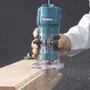 Tupia Makita 530W 110V + Pinça 6Mm C/ Base Regulável 3709